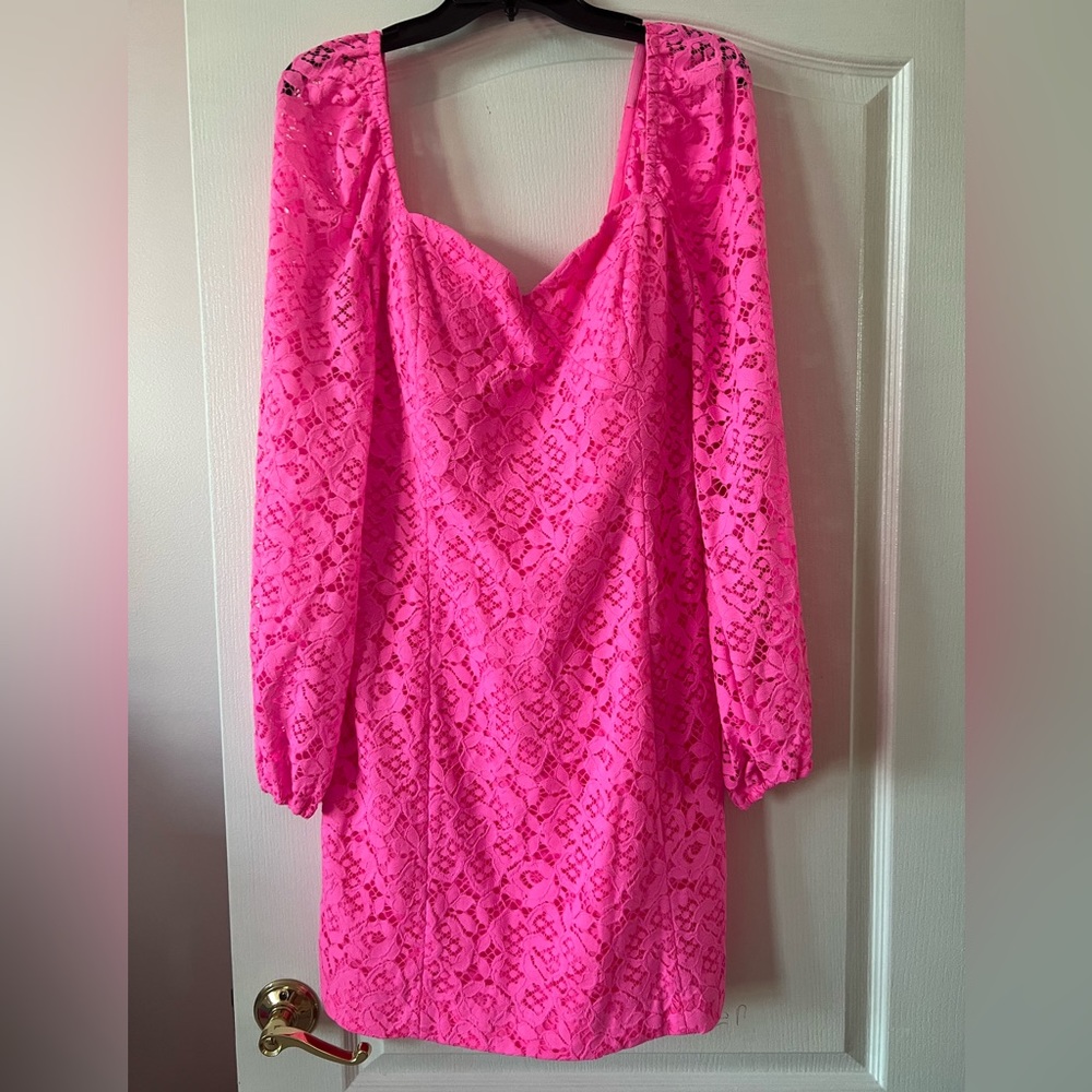 Lilly Pulitzer Pink Lace Dress